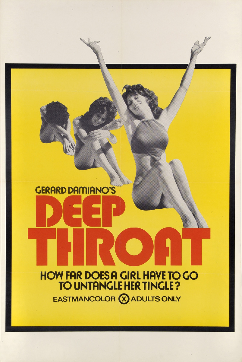 plakat filmu "Deep Throat", 1972