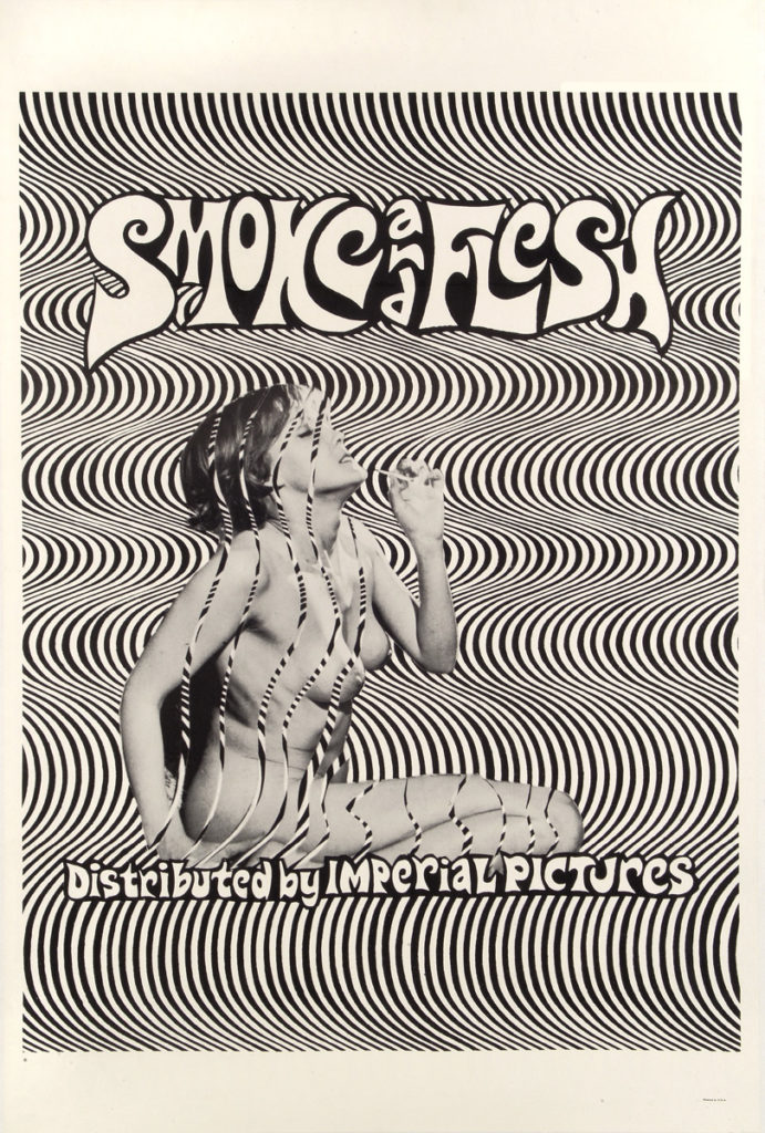 plakat filmu "Smoke and Flesh", 1968