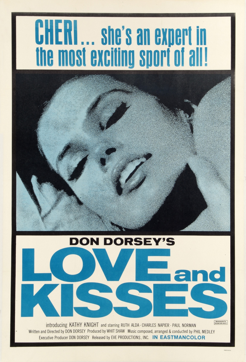 plakat filmu "Love and kisses", 1970