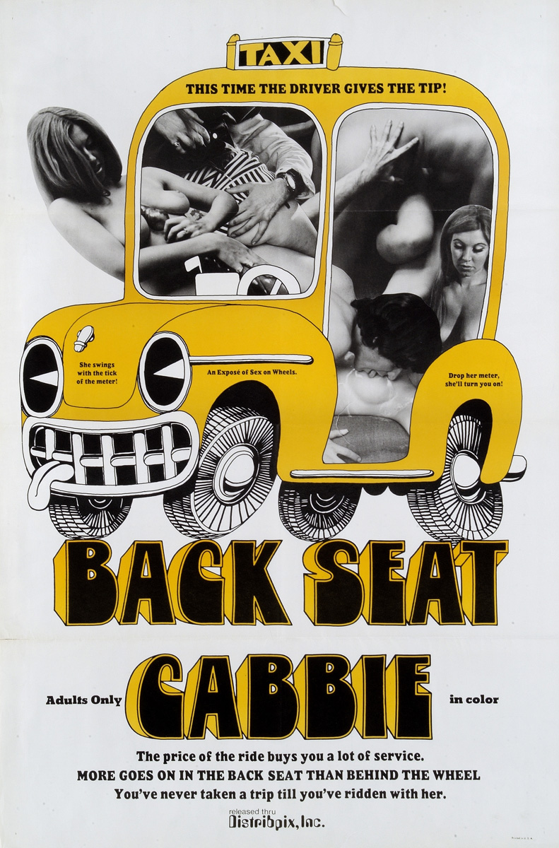 plakat filmu "Back Seat Cabbie", 1969