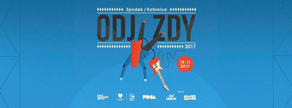 Plakat promujący Festiwal Odjazdy w Katowicach