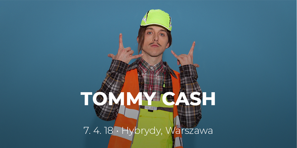 Plakat promujący koncert Tommy Cash