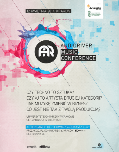 IV Konferencja Muzyczna Audioriver - plakat
