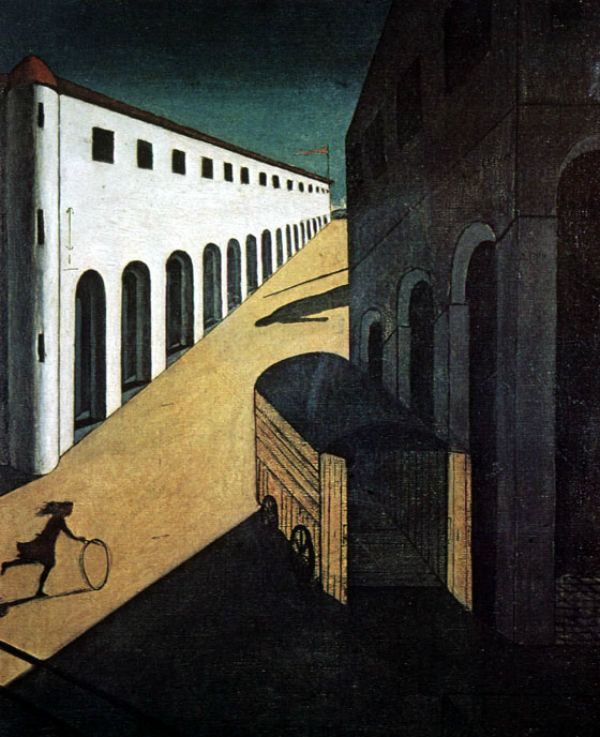 "Tajemnica i melancholia ulicy", Giorgio de Chirico