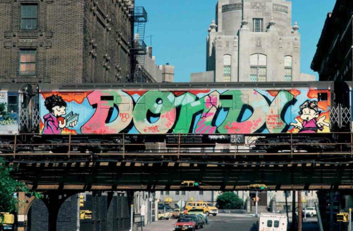 Grafitti na moście