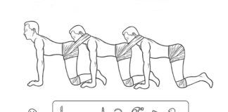 Instrukcja obsługi złożenia Ludzkiej Stonogi stylizowana na instrukcję z IKEA