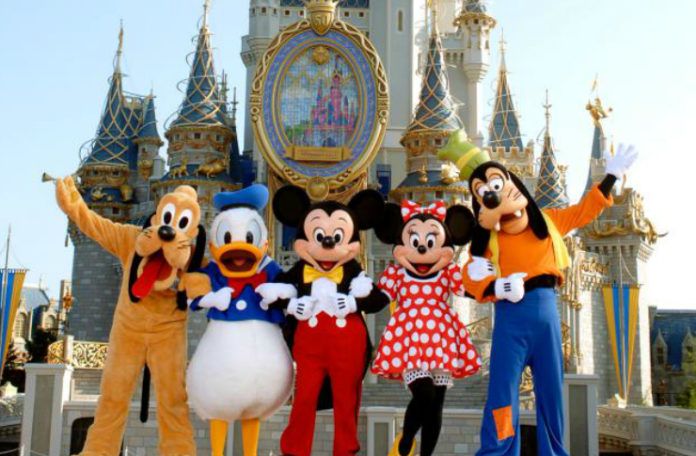 Pięć postaci Disneya
