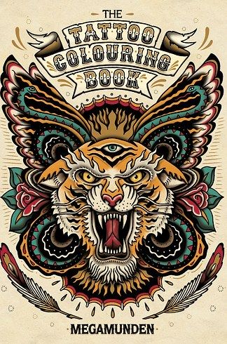The Tattoo Colouring Book by Megamunden