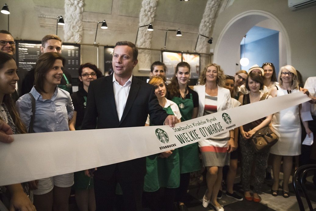 Starbucks otwarcie_Krakow 1
