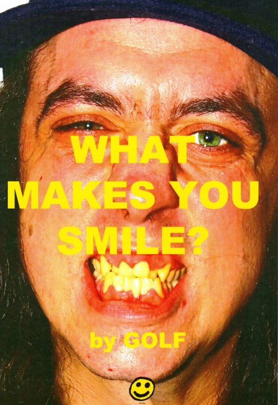 plakat kampanii mężczyzna z żółtymi zębami