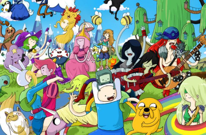 Postacie z kreskówki Adventure Time