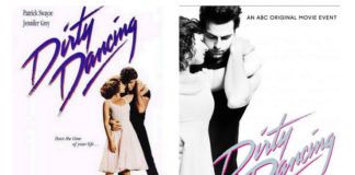 Oryginalny i remake'owy plakat filmu Dirty Dancing