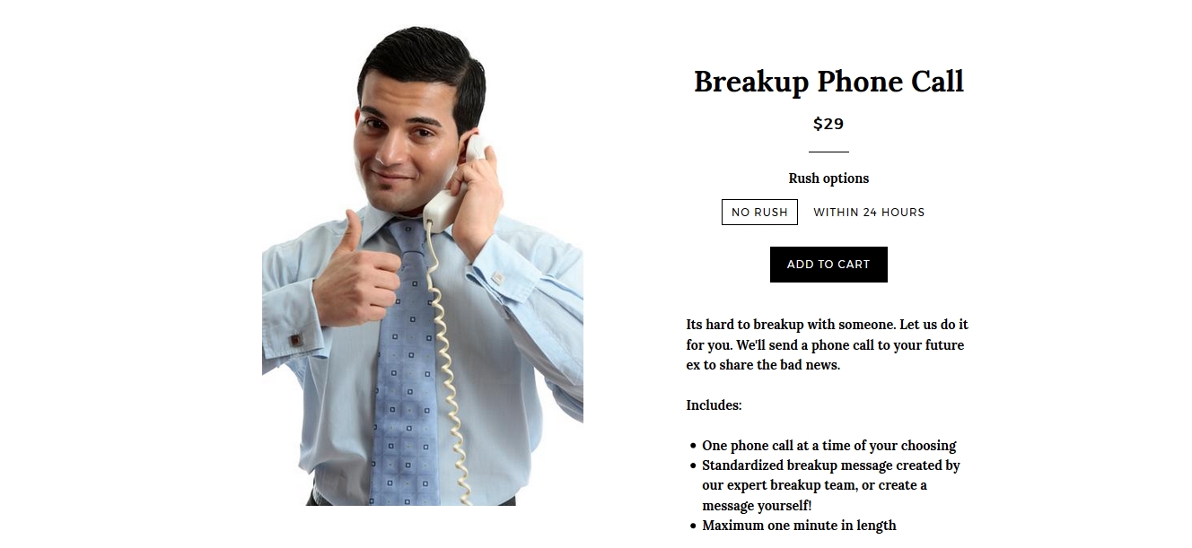 Screenshot 16 The Breakup Shop, czyli zerwanie na zamówienie