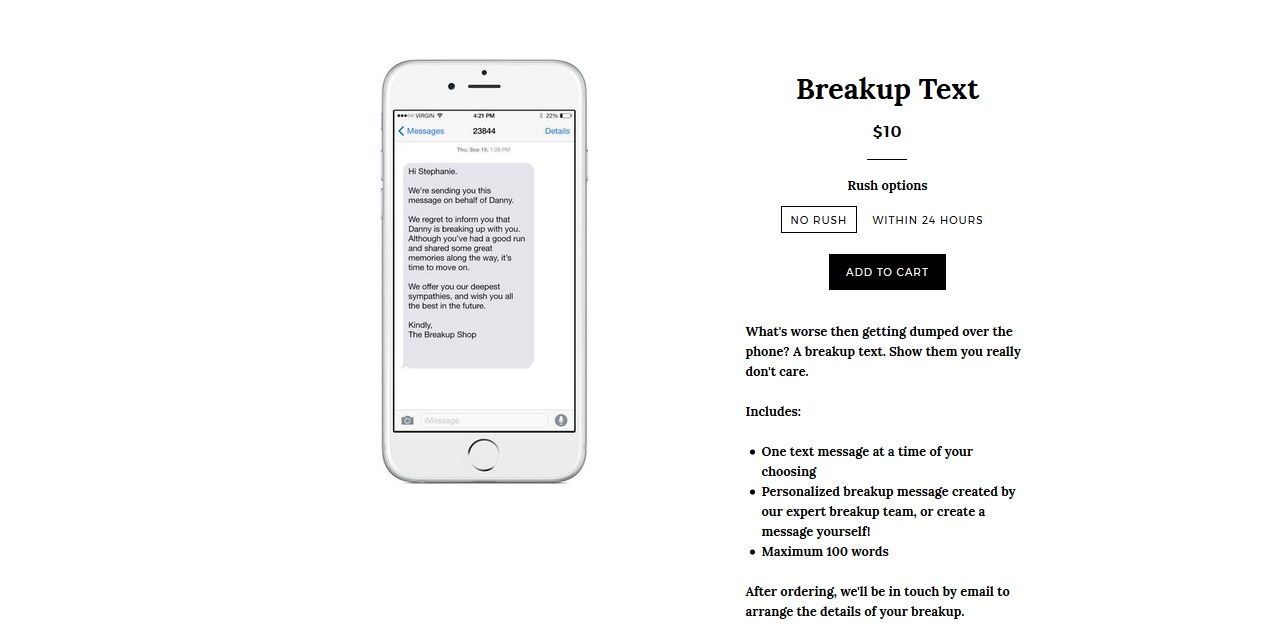 Screenshot 17 The Breakup Shop, czyli zerwanie na zamówienie