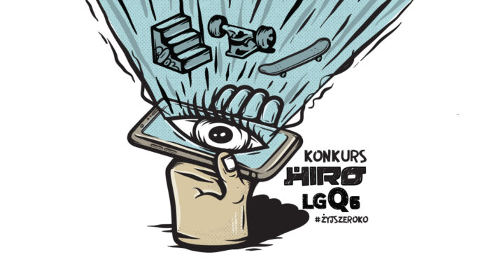 Grafika promująca konkurs LG x HIRO