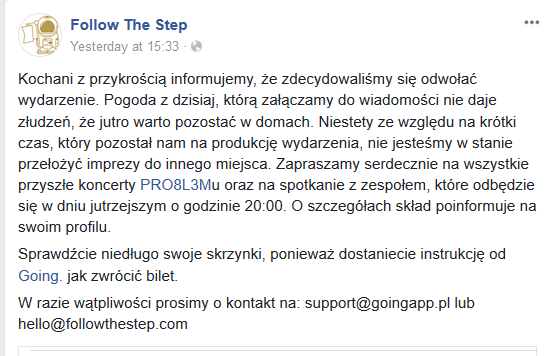 Screenshot 19 [Koncert odwołany] PRO8L3M zagra w Warszawie!