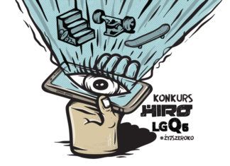 Grafika promująca konkurs LG x HIRO