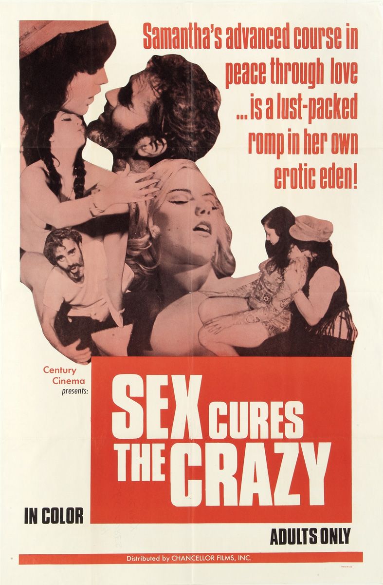 plakat filmu "Sex Cures The Crazy", 1968