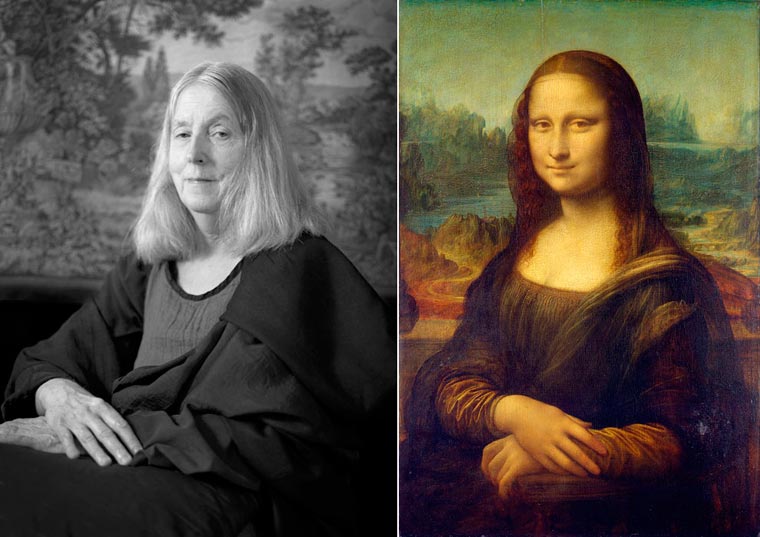Porównanie obrazu do zdjęcia Laury, które przedstawia to samo co na obrazie.