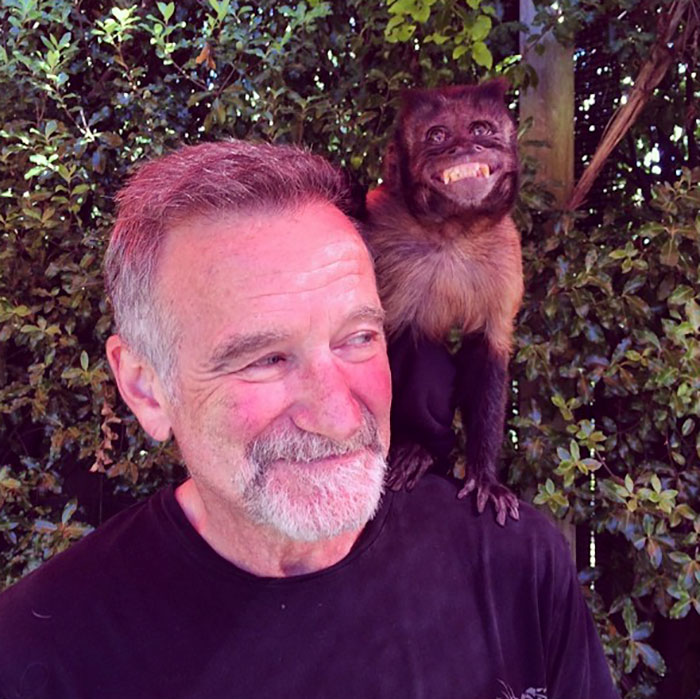 Robin Williams Ostatnie chwile znanych osób uwiecznione na fotografiach