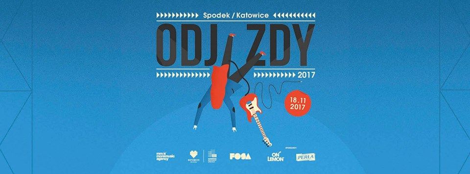 Plakat promujący Festiwal Odjazdy w Katowicach