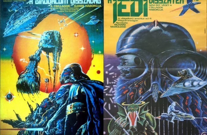 Dwa plakaty Star Wars z lat 70