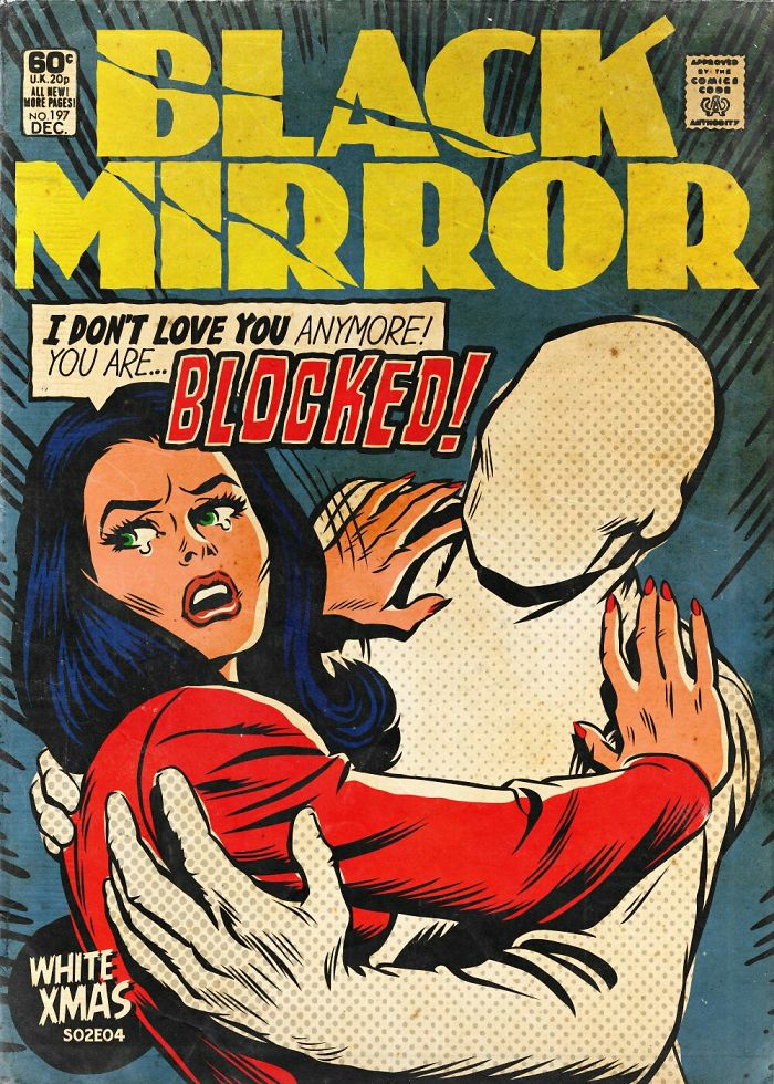 Artist creates covers of comics based on Black Mirror episodes the result is incredible 5a5883fedd2bf 700 Jak wyglądałyby odcinki Black Mirror jako komiksy?