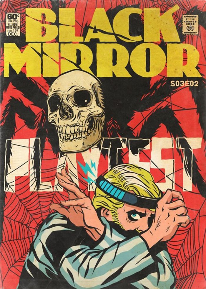 Artist creates covers of comics based on Black Mirror episodes the result is incredible 5a58840512189 700 Jak wyglądałyby odcinki Black Mirror jako komiksy?