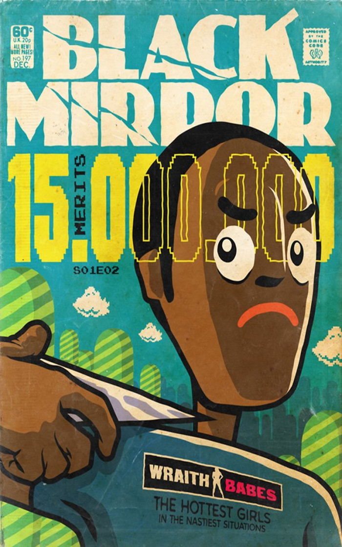 Artist creates covers of comics based on Black Mirror episodes the result is incredible 5a58840e8ad07 700 Jak wyglądałyby odcinki Black Mirror jako komiksy?