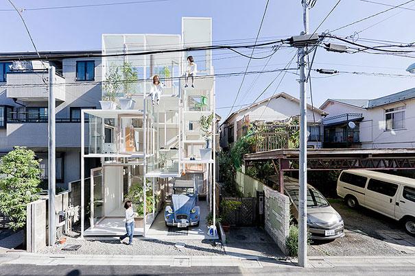 Japanese Transparent Home 2 W Japonii powstał pierwszy zupełnie przezroczysty dom