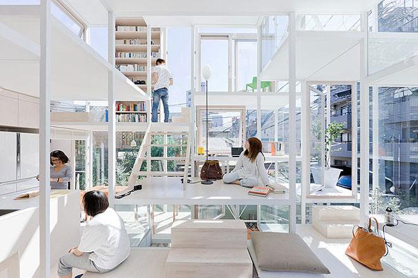 Japanese Transparent Home 3 W Japonii powstał pierwszy zupełnie przezroczysty dom