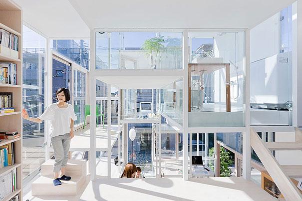 Japanese Transparent Home 1 W Japonii powstał pierwszy zupełnie przezroczysty dom