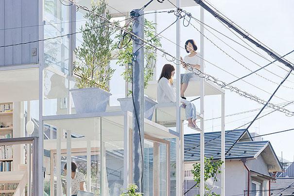 Japanese Transparent Home 4 W Japonii powstał pierwszy zupełnie przezroczysty dom