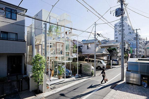 Japanese Transparent Home 5 W Japonii powstał pierwszy zupełnie przezroczysty dom