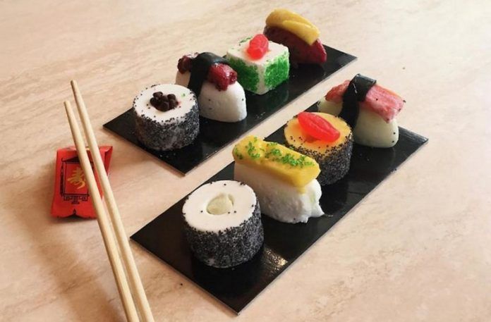 Lody, które wyglądają jak Sushi