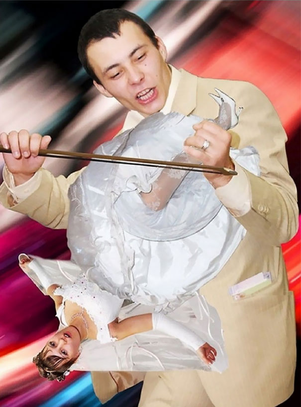 funny weird russian wedding photos 139 5ac4912c286ce 605 Romantyzm w Rosji: 20 najgorszych zdjęć ślubnych