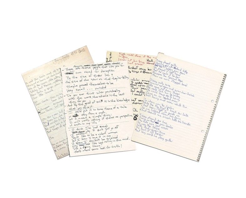 1238703 Czcionki pisma Bowiego i Kurta Cobaina dostępne do pobrania
