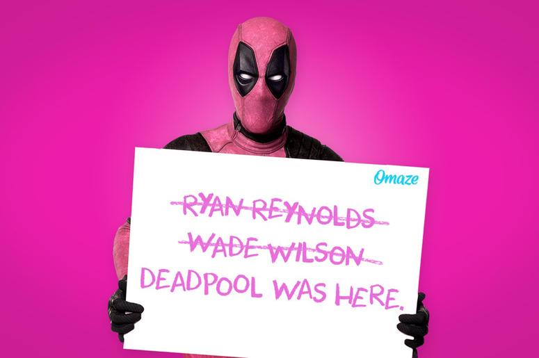 Deadpool2Omaze 01 Fuck Cancer, czyli wygraj różowy kostium Deadpoola