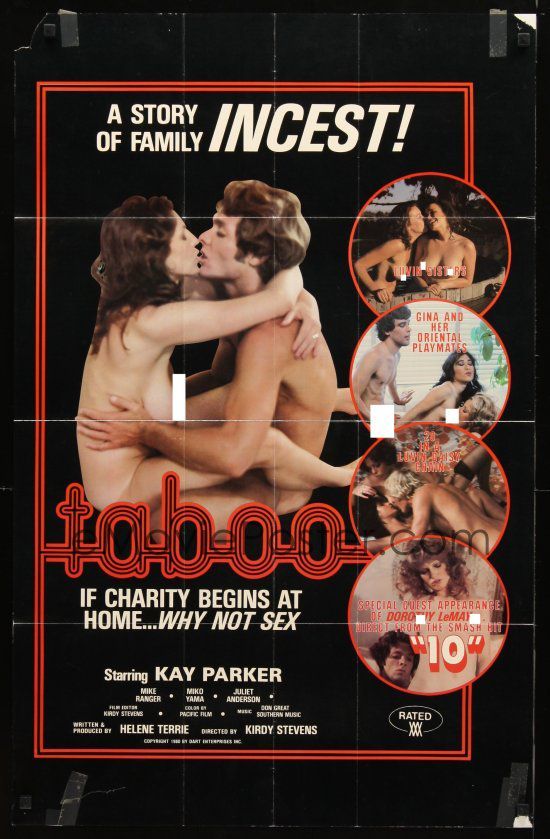 plakat promujacy film porno taboo