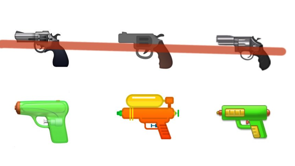 Różne rodzaje emoji z bronia