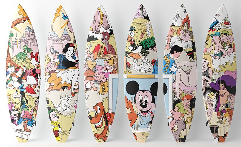 Deski surfingowe z motywem Disneya