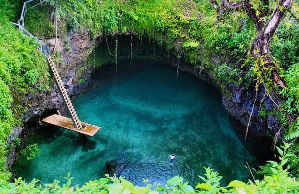 Samoa Travel 15 zapierających dech w piersiach basenów z całego świata