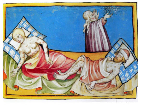 medieval doctor 13 Średniowieczne obrazki, które wprawiają w zakłopotanie