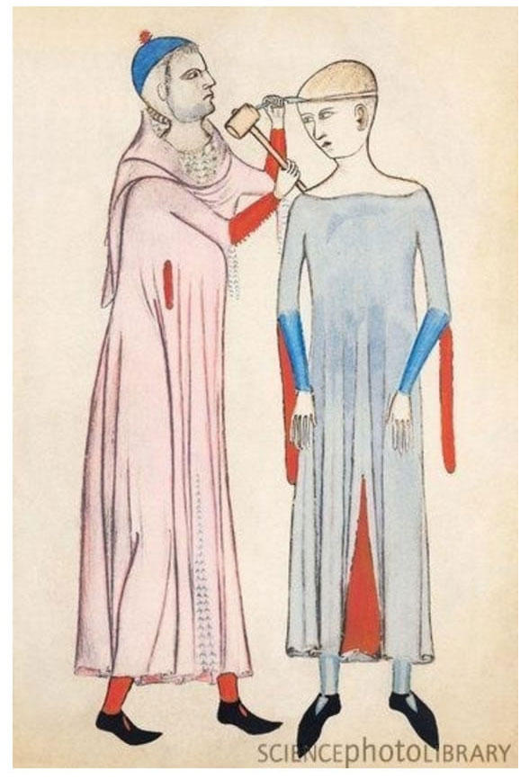 medieval doctor 14 Średniowieczne obrazki, które wprawiają w zakłopotanie