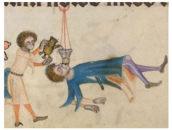 medieval doctor 19 Średniowieczne obrazki, które wprawiają w zakłopotanie