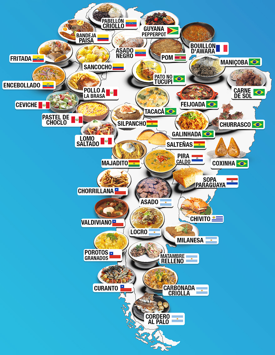 30 Mouthwatering Maps That Show What People Eat Around The World 5bc5d31a08b89 880 TasteAtlas: 30 map, które pozwolą wam odkryć flagowe dania z całego świata