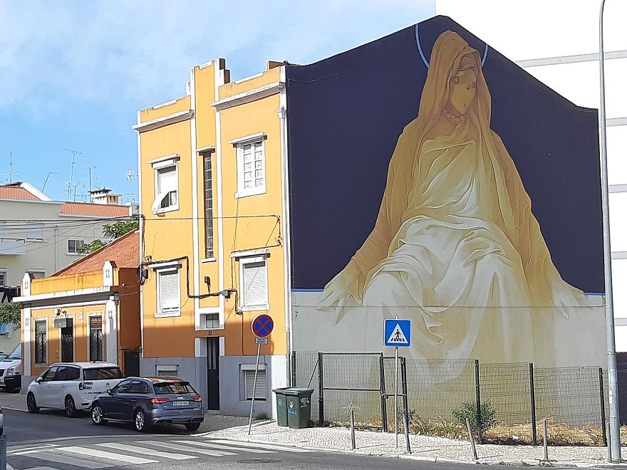 Lisbons embracement of urban art 5bc3a520bbc0b 880 Rząd w Lizbonie wyraził zgodę na tworzenie murali, a oto efekty tej decyzji