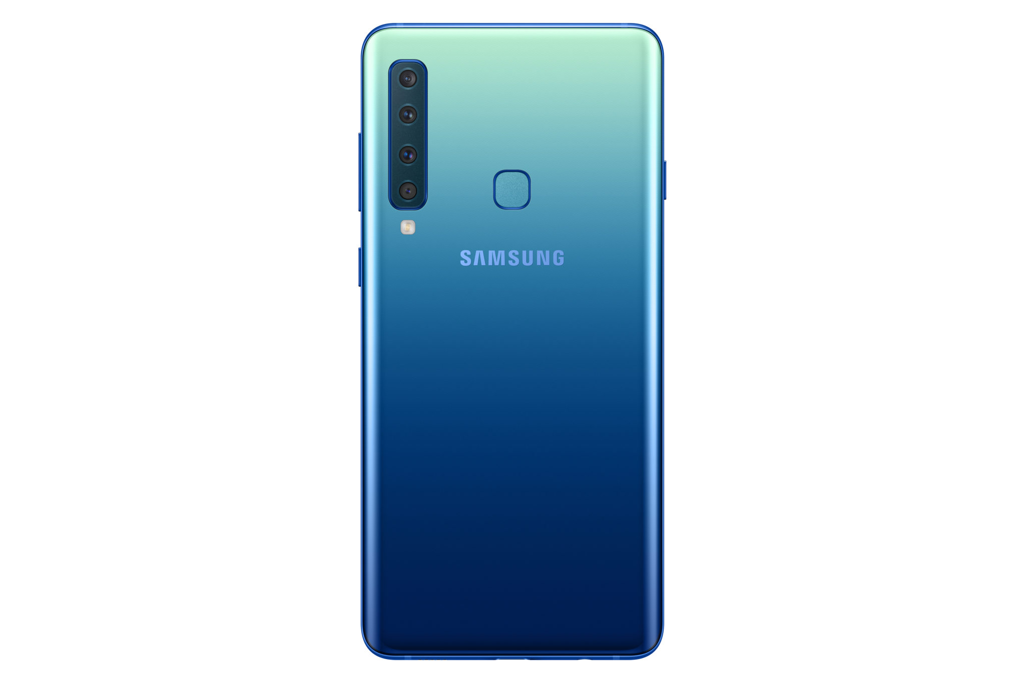 sm a920f 002 back lemonade blue Samsung Galaxy A9: pierwszy na świecie smartfon z poczwórnym aparatem