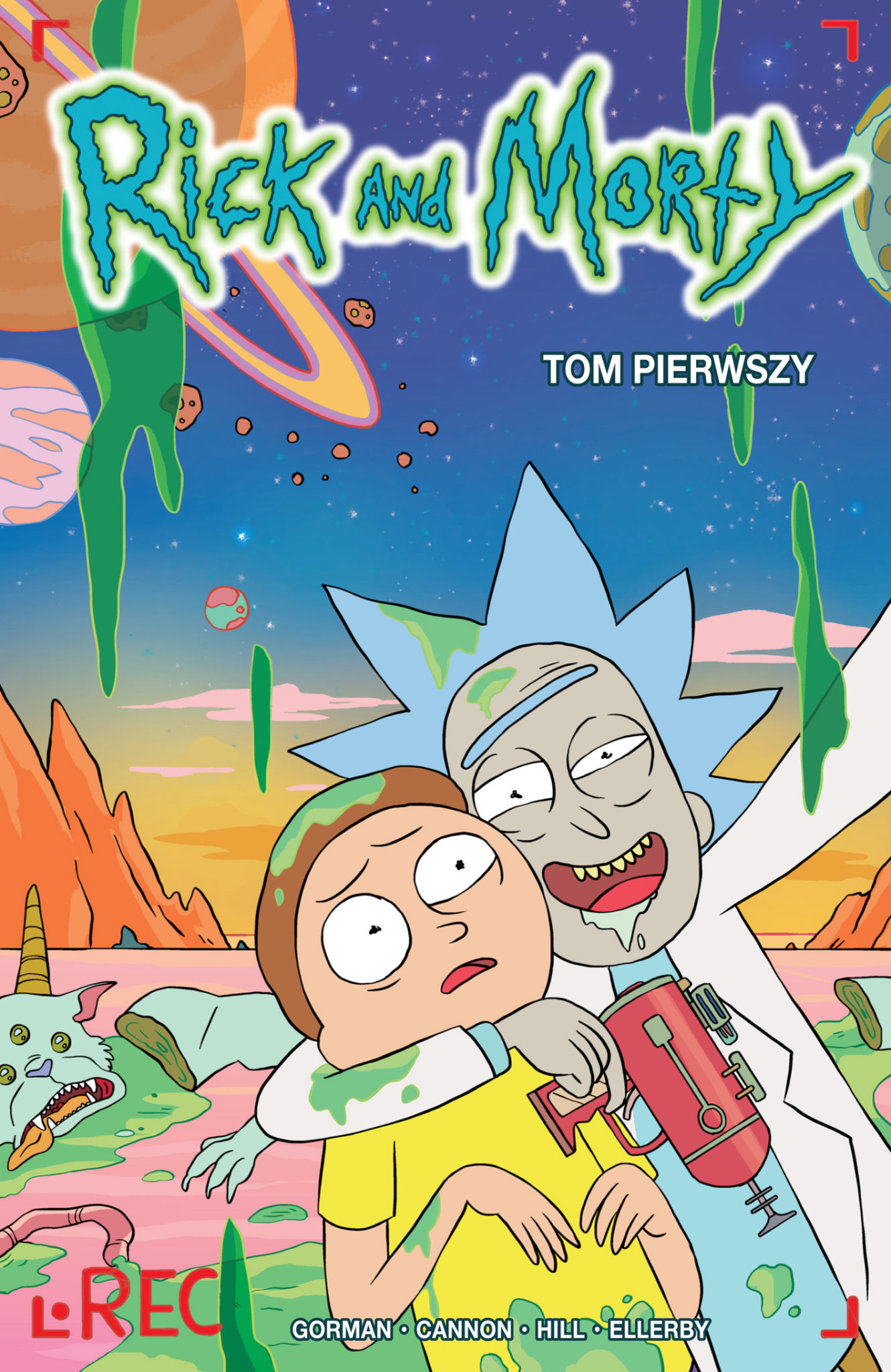 Okładka komiksu Rick i Morty