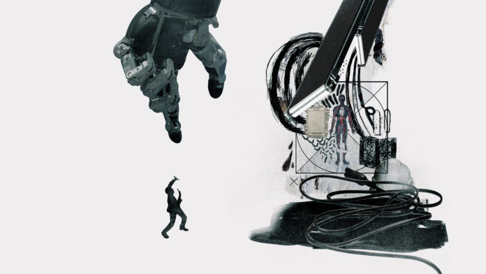 Grafika promująca film dokumentalny o robotach na HBO GO